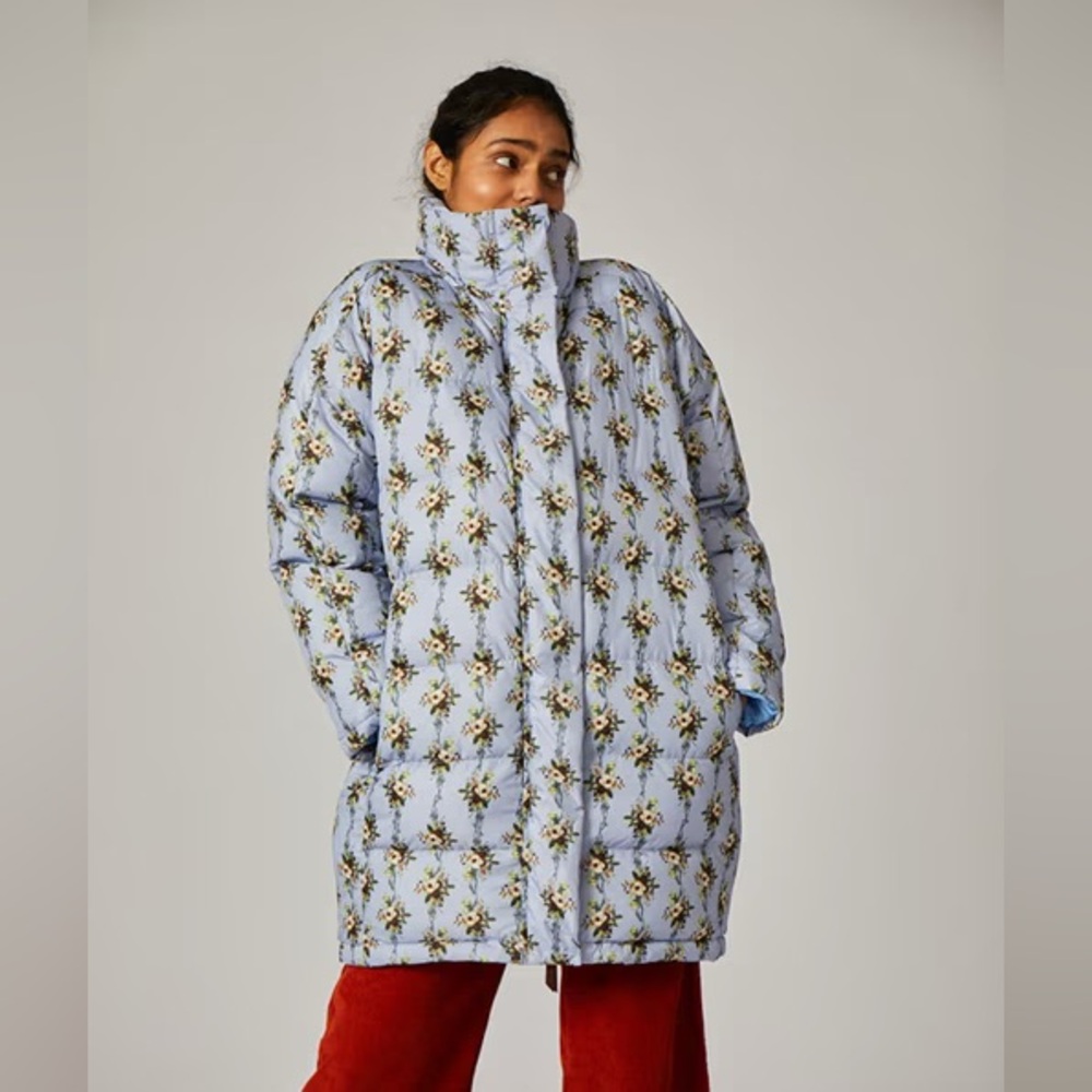 Rachel Antonoff Jemma Cocoon Puffer - Dead Bouquet
